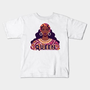 Afrocentric Queen Kids T-Shirt